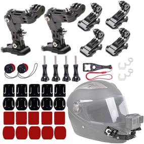 img 4 attached to WLPREOE Motorcycle Riding Helmet Accessories Camera & Photo