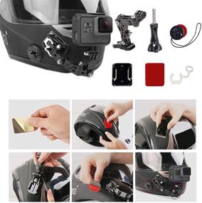 img 3 attached to WLPREOE Motorcycle Riding Helmet Accessories Camera & Photo