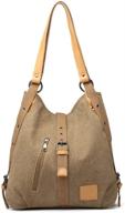 👜 универсальная женская холстовая сумка: kono бохо хобо, рюкзак, тот - многофункциональная винтажная плечевая сумка логотип