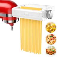 🍝 pasta maker attachment set for kitchenaid stand mixers - 3-in-1 pasta attachments with pasta roller, spaghetti fettuccine cutter, and accessories for kitchenaid logo