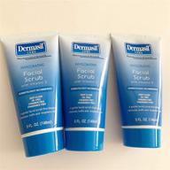🧖 dermasil vitamin e facial scrub - invigorating, 5 fl oz tubes, pack of 3 logo