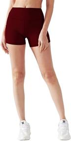 img 3 attached to 🏃 Cadmus Women's High Waist Spandex Running Shorts: Ideal for Yoga & More!