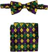 mardi green purple metallic handkerchief men's accessories in ties, cummerbunds & pocket squares logo