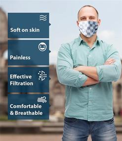 img 2 attached to 👄 Essential Protection: Disposable Mouth Masks for Adults, Pack of 50- For Men