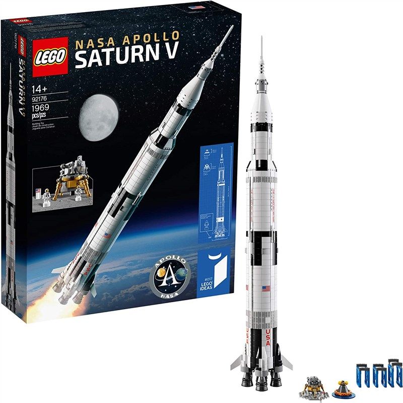 lego apollo saturn science building 로고