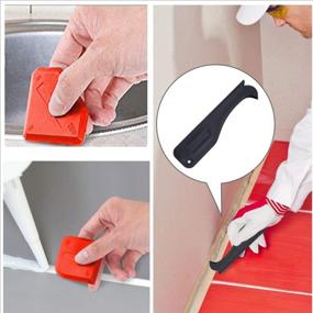 img 1 attached to 🛀 Enhanced Caulking Silicone Finishing Kit for Easy Bathroom Repairs