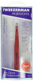 img 2 attached to 💜 Tweezerman Slant Tweezer: Vibrant Assorted Colors Featuring Purple Shade