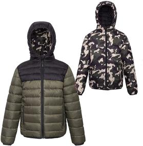 img 2 attached to 🧥 Rokka Rolla Reversible Lightweight Boys' Jackets & Coats - Resistant Clothing