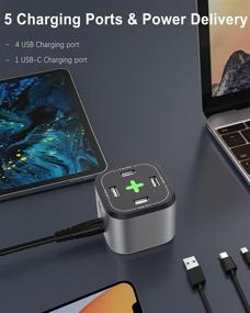 img 3 attached to 🔌 Versatile 65W USB C Charger Station: Fast Charging for MacBook Pro/Air, HP Spectre X360, DELL XPS 13, iPad Pro, and More