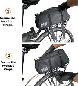 img 2 attached to SIER FINS Bike Rear Rack Bag: Convenient Bicycle Trunk Storage Carrier