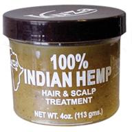 🌿 kuza 100% organic indian hemp hair & scalp treatment - 4oz logo