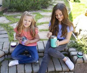 img 1 attached to 🍱 MIRA Lunch Thermos: Vacuum Insulated Stainless Steel Food Jar, 13.5 Oz, Denim Blue - For Fresh and Hot Meals On-the-Go!