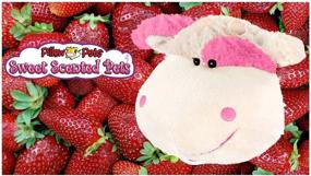 img 1 attached to Плюшевая игрушка Pillow Pets Sweet Scented Pets: Корова с ароматом клубничного молочного коктейля