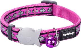 img 2 attached to Red Dingo Reflective Collar Hotpink