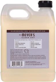 img 3 attached to 🧼 Pack of 3 - Mrs. Meyer's Clean Day Liquid Hand Soap Refill, 33 oz (Lavender Scent)