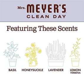 img 1 attached to 🧼 Набор из 3 - Жидкое мыло для рук Mrs. Meyer's Clean Day, 33 унции (аромат лаванды)