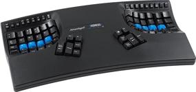 img 4 attached to 💻 Клавиатура Kinesis Advantage2 эргономичная (KB600) - чёрный верхний корпус, переключатели Cherry MX Brown, клавиши QWERTY.