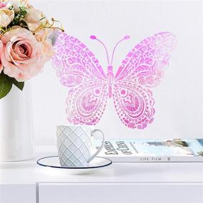 img 1 attached to GSS Designs Butterfly Decor Stencil