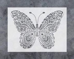 img 3 attached to GSS Designs Butterfly Decor Stencil