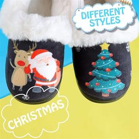 img 3 attached to ASHION Toddler Baby Boys Girls Slippers: Stylish and Comfortable House Bedroom Shoes for Little Kids