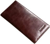 👜 genuine italian leather men's handbag organizer: perfect for wallets, card cases & money organizers logo