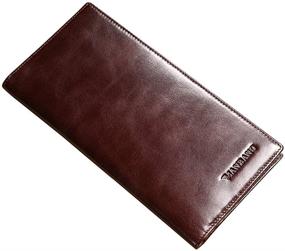 img 4 attached to 👜 Genuine Italian Leather Men's Handbag Organizer: Perfect for Wallets, Card Cases & Money Organizers