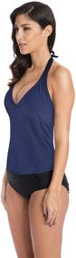 img 3 attached to Ocean Blues Tankini Swimsuit Control Women's Clothing in Swimsuits & Cover Ups