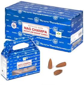 img 2 attached to Experience Blissful Aromatherapy: Satya Backflow Cones - 6pc Display, 24pc Box of Nag Champa