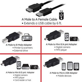 img 2 attached to 🔌 Streamline Your Connectivity with GE Universal Adapter- Adapters Included!