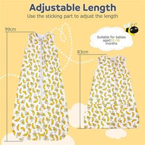 img 1 attached to 👶 Lictin Baby Sleeping Bag: Adjustable Comfort for Kids' Home Store