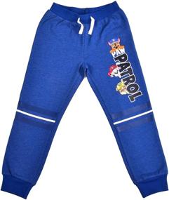 img 1 attached to 🐾 Nickelodeon Boys Paw Patrol Jogger Pant Set - 2 Piece Drawstring Comfort