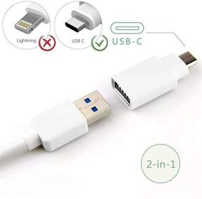 img 1 attached to 📷 High-Speed USB 3.0 Compact Flash CF Card Reader by WEme – Aluminum Multi-in-1 Reader with 2-in-1 Type C Adapter for PC, Mac, Macbook Mini, USB C Devices – Designed for Sandisk/ Lexar UHS, SDHC Memory Card compatibility