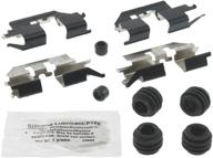 🔧 acdelco professional rear disc brake caliper hardware kit - 18k1819x with clips, seals, bushings, and lubricant logo