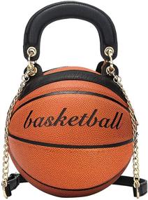 img 4 attached to Basketball Handbag Shoulder Messenger Adjustable Women's Handbags & Wallets