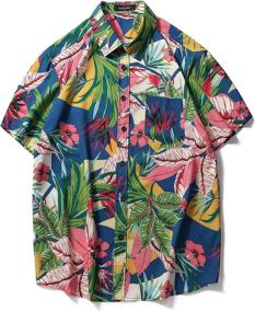 img 3 attached to MCEDAR Hawaiian Vacation Outfits 202128 L Sports & Fitness for Team Sports
