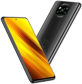 img 1 attached to 💾 Xiaomi Poco X3 NFC Smartphone with 128GB Storage, 6GB RAM, and 5160mAh Battery - 6.67" DotDisplay, GSM LTE Factory Unlocked, Snapdragon Processor (Shadow Grey) - International Version