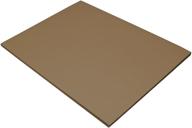 🏗️ riverside construction paper, 76 lbs., 18 x 24, brown, pack of 50 sheets logo