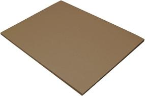 img 4 attached to 🏗️ Riverside Construction Paper, 76 lbs., 18 X 24, Brown, Pack of 50 Sheets