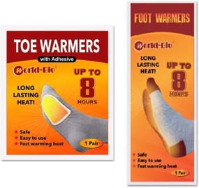 img 4 attached to WORLD BIO Warmers Pairs Adhesive Foot