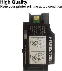 img 1 attached to 🖨️ High-Quality Remanufactured T2950 Ink Maintenance Box - 2 Pack for Workforce WF-100 WF-110 Inkjet Printer