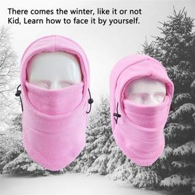 img 3 attached to Your Choice Balaclava Cycling Childrens Boys' Accessories ~ Cold Weather