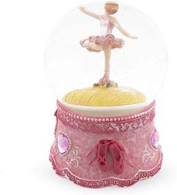 img 2 attached to BestPysanky Spinning Ballerina Pink Globe