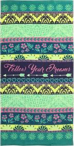 img 2 attached to 🌈 Follow Your Dreams Cotton Bath/Pool/Beach Towel by Limited Too