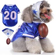 🐶 football pet costume: funny dog rugby outfit for halloween & parties, cosplay dress-up for dogs - perfect for christmas & birthdays! логотип