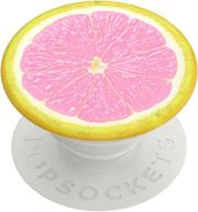 popsockets: popgrip в "pink lemonade" - настраиваемый сменный верх для телефонов и планшетов. логотип