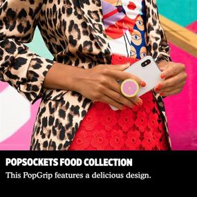 img 2 attached to PopSockets: PopGrip in Pink Lemonade - Customizable Swappable Top for Phones and Tablets