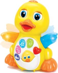img 3 attached to Dancing Walking Yellow Duck Baby Toy: Musical, LED Lights, Infant Activity Center for Toddlers and Learning Development - JOYIN Baby Toy