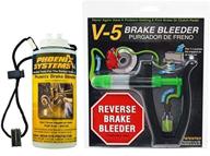 efficient brake bleeding made easy with phoenix systems 2104-bot v-5 reverse brake bleeder logo