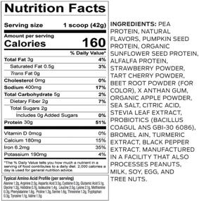 img 3 attached to Vega Protein Plant Based Servings Packaging