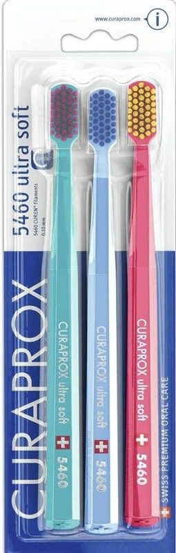 🦷 Trio Pack of CURAPROX CS 5460 Toothbrushes: Ultra Soft…